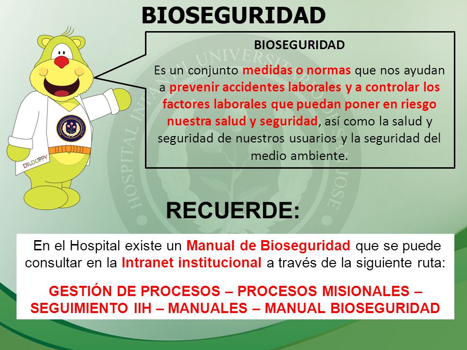 manual de seguridad e higiene hospitalaria